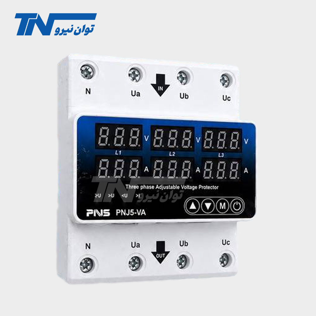 محافظ ولتاژ و جریان چهار پل 80آمپر دیجیتال پارسنیروسان(PNS)
